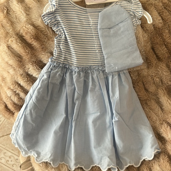 💯 cotton dress with sunhat - Picture 3 of 3